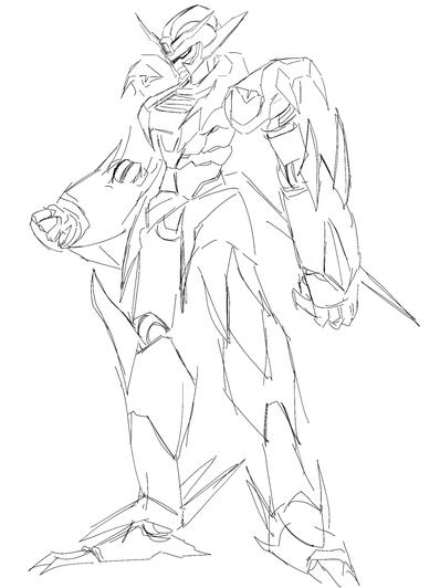 Adding the joints and more snake-like elements like fangs over the body, sharp edges, etc. All done; very simple snake-themed robot!